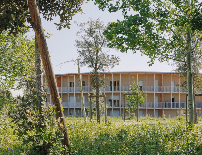 Social housing by Régis Roudil Architectes. Photograph by Bastien Treille 