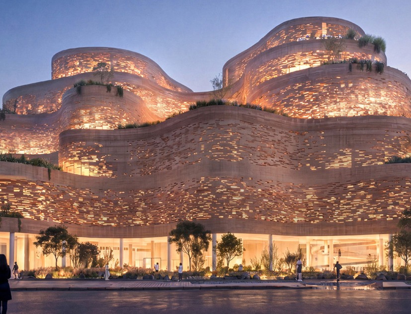 Propuesta ganadora en la fase final del concurso para proyectar el nuevo Museo Nacional del Ecuador. «Estratos Vivos», de SANAA junto con A0, CPA y JHS