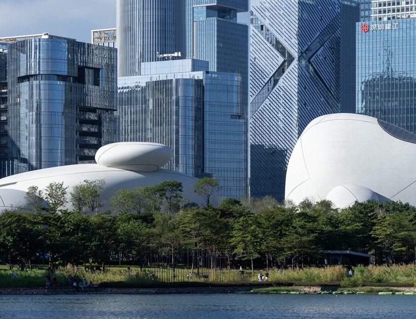 Plaza Cultural de la Bahía de Shenzhen por MAD. Fotografía por Blackstation