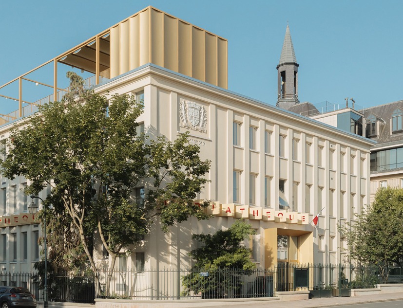 Media library in Saint-Mandé by Antonio Virga. Photograph by Nicolas Trouillard