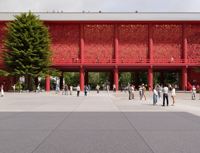 Rendering. Sensoji Treasure Museum by ATTA