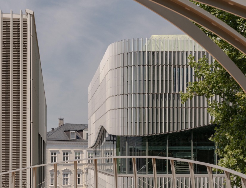 Universidad Mozarteum en el Kurgarten (UMAK) por Berger+Parkkinen. Fotografía por Ana Barros