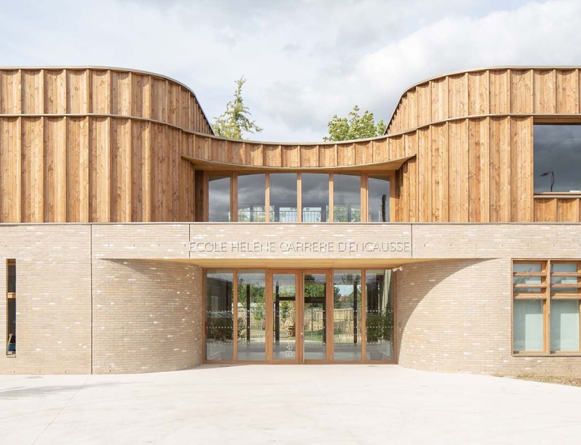 School in Marly by Archi5 + Bureau Face B. Photograph by Louis Duboys Fresney 
