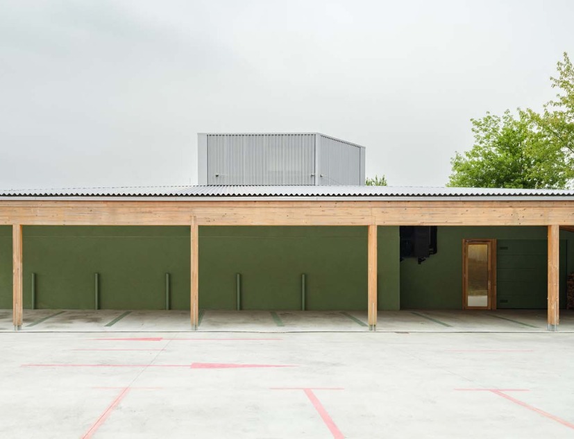 Sakana-Mendialdea Forest Resources Center by MID estudio + FILO arquitectos. Photograph by María Azkarate