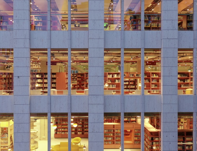 The Essen Central Library by MVRDV. Photograph by Jannes Linders