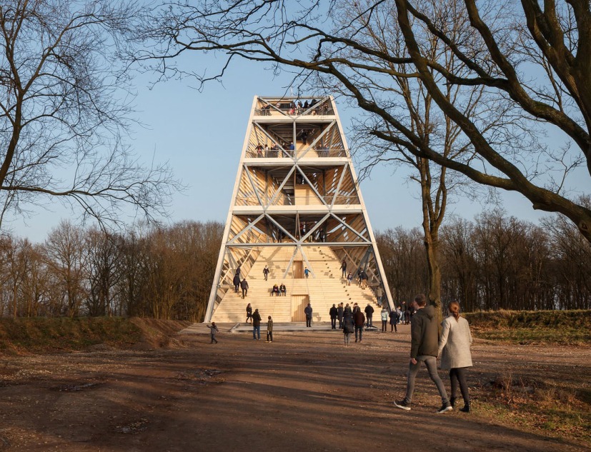 Pompejus. New observation tower by RO&AD architecten. Photograph © Katja Effting