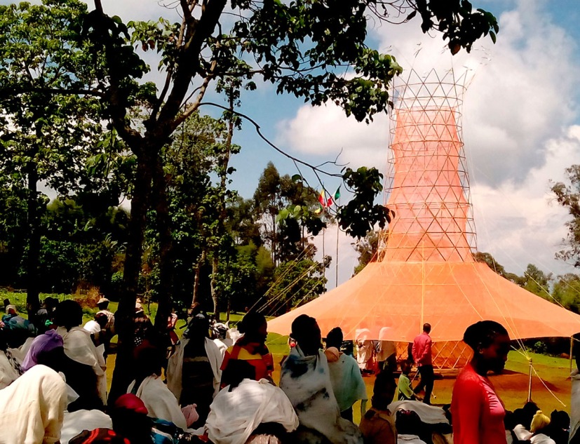 Warka Water por Arturo Vittori. Fotografía © Architecture and Vision / Arturo Vittori.