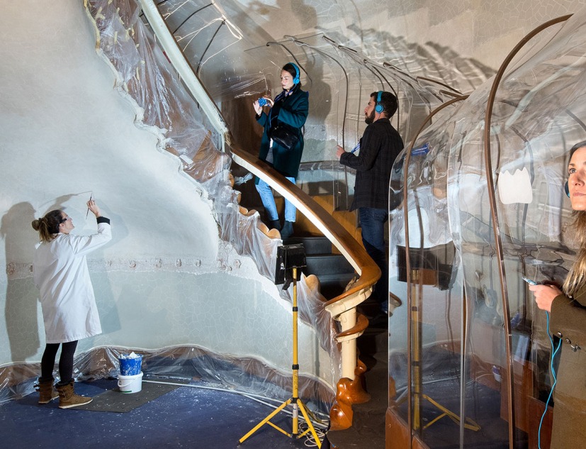 Túnel Transparente. Explora la Restauración de Casa Batlló 2019 por Agencia HACHE. Fotografía por Bito Cels de Molina, Berta Hausmann and Joan Olona