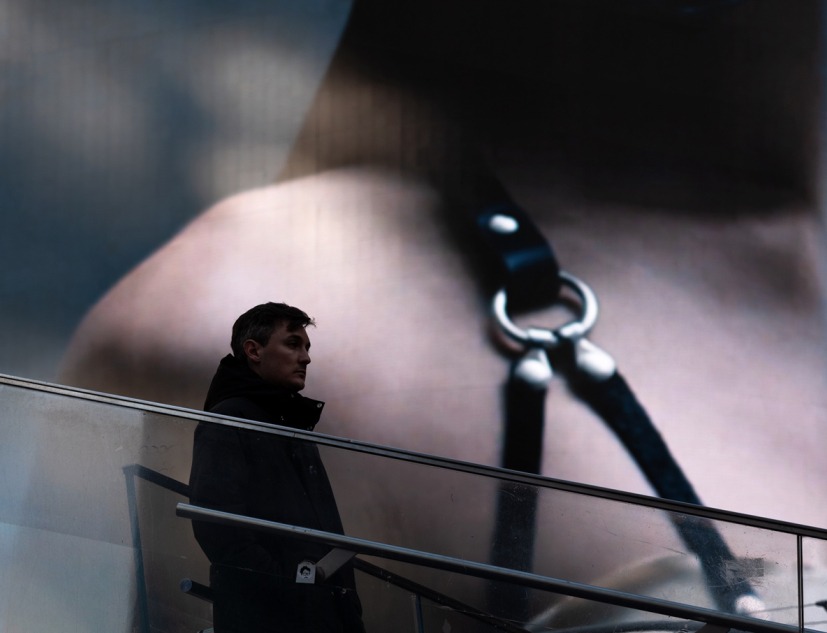 "Female Lead, Times Square", New York, 2022, by Anastasia Samoylova. Exhibition “Image Cities”, KBr Fundación MAPFRE