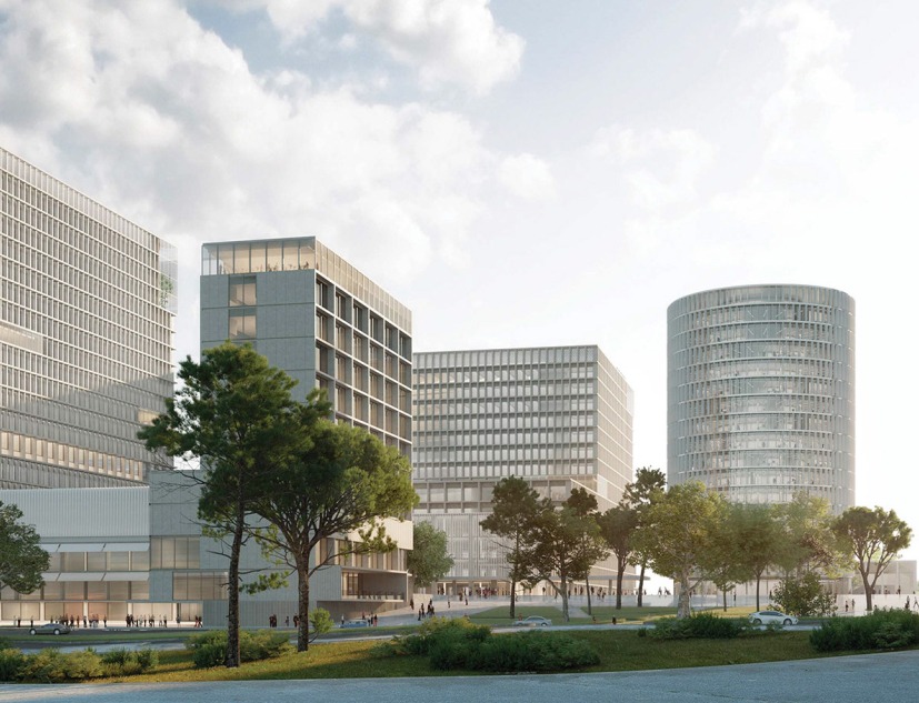 Campo de Retamas winner of the New Hospital of La Paz by Burgos y Garrido