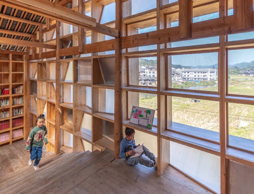 Biblioteca infantil Pingtan por Condition Lab. Fotografía por Zhao Sai