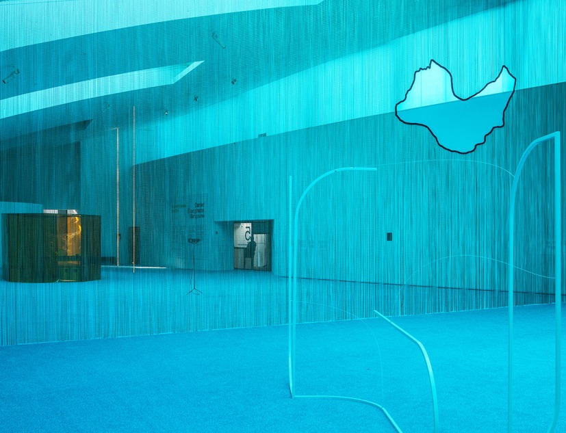 Daniel Steegmann Mangrané, Installation view. Photograph by Petri Virtanen / Finnish National Gallery
