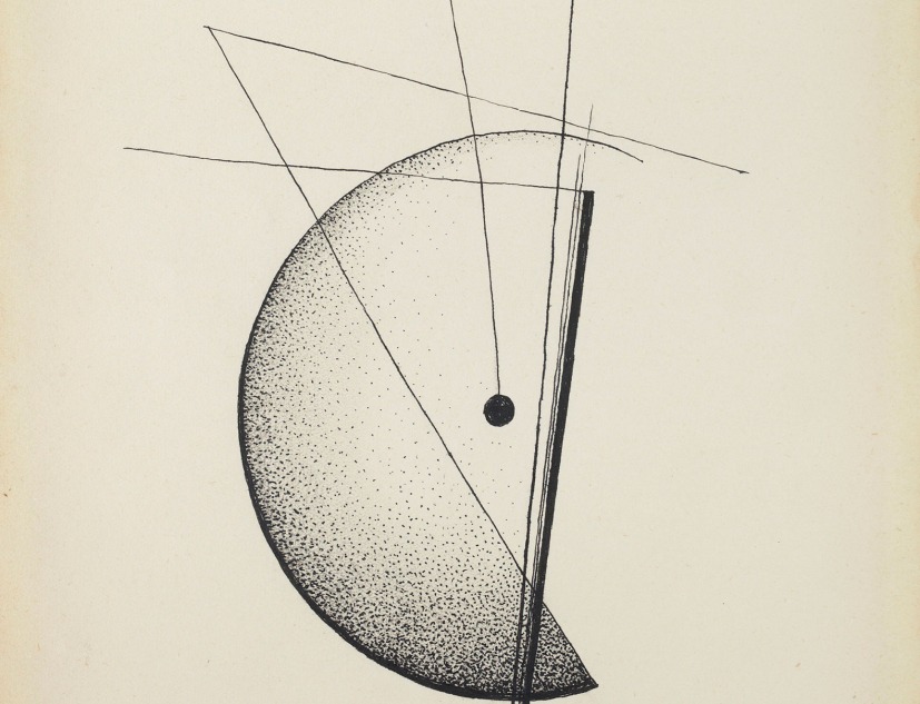 Sans titre, 1926. Ink on paper 21,5 x 17 cm. "Geometría y abstracción" by Leon Tutundjian