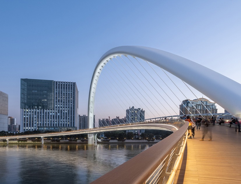 Puente Haixin de Cantón por Architectural Design and Research Institute of SCUT Co., Ltd. Fotografía por Zhan Changheng