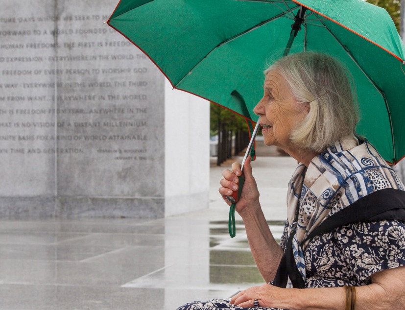 Harriet Pattison at Franklin D. Roosevelt Four Freedoms Park Roosevelt Island, NY Photograph (© Barrett Doherty, 2015/Courtesy of The Cultural Landscape Foundation)
