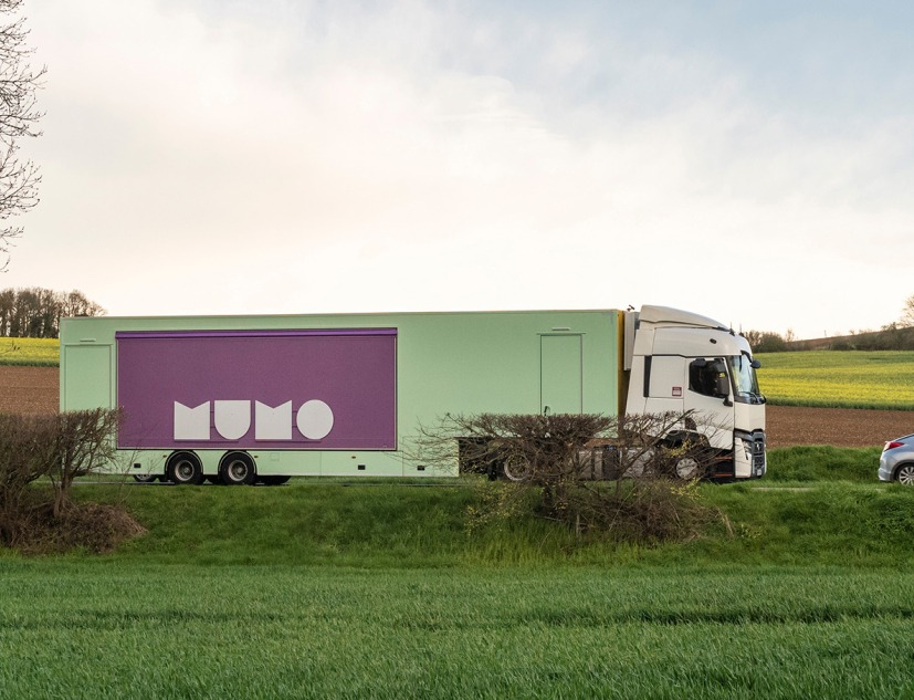 Truck Museum, MuMo x Centre Pompidou by Hérault Arnod Architectures. Photograph by Cyrille Weiner