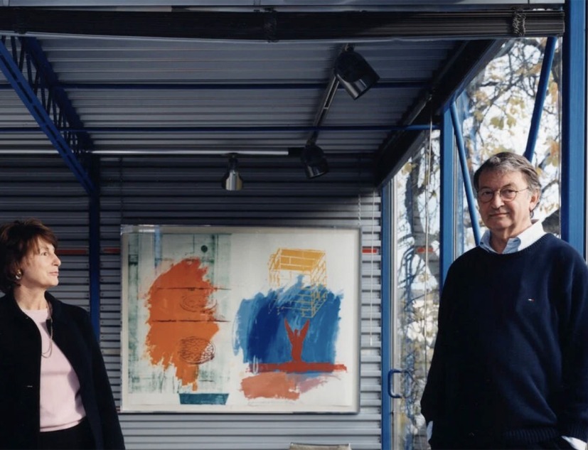 Michael and Patty Hopkins, co-founders of Hopkins Architects. Photograph courtesy of Hopkins Architects Limited