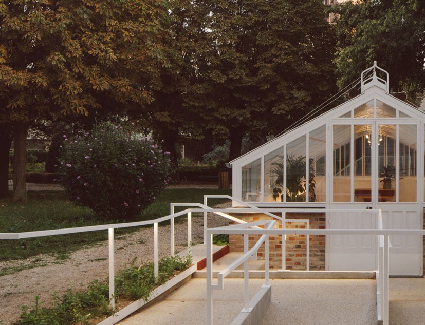 A greenhouse as a place of leisure. Hospitality room by FORME
