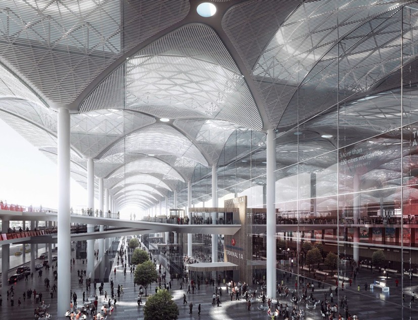 Istanbul Grand Airport by Haptic, Grimshaw and Nordic Office of Architecture. Images © MIR  Istanbul Grand Airport by Haptic, Grimshaw and Nordic Office of Architecture. Images © MIR