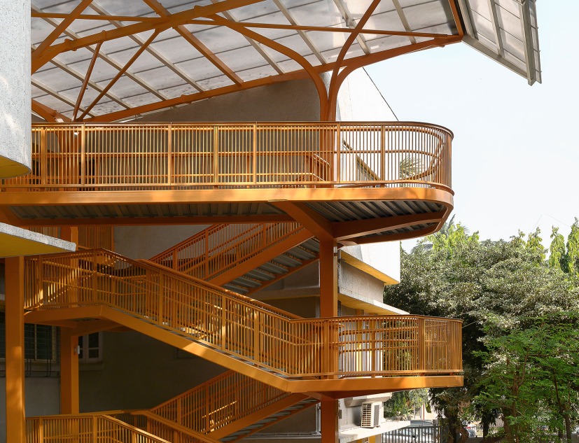 School in Mumbai by JDAP. Photograph by Sameer Tawde