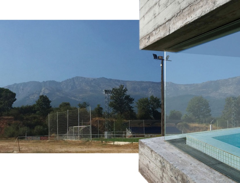 Piscina climatizada con zona de spa en Arenas de San Pedro por JSV Asociados. Visualizaciones por JSV Asociados 