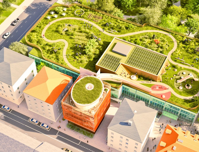 Nueva guardería en la Universidad Técnica de Munich por Kéré Architecture