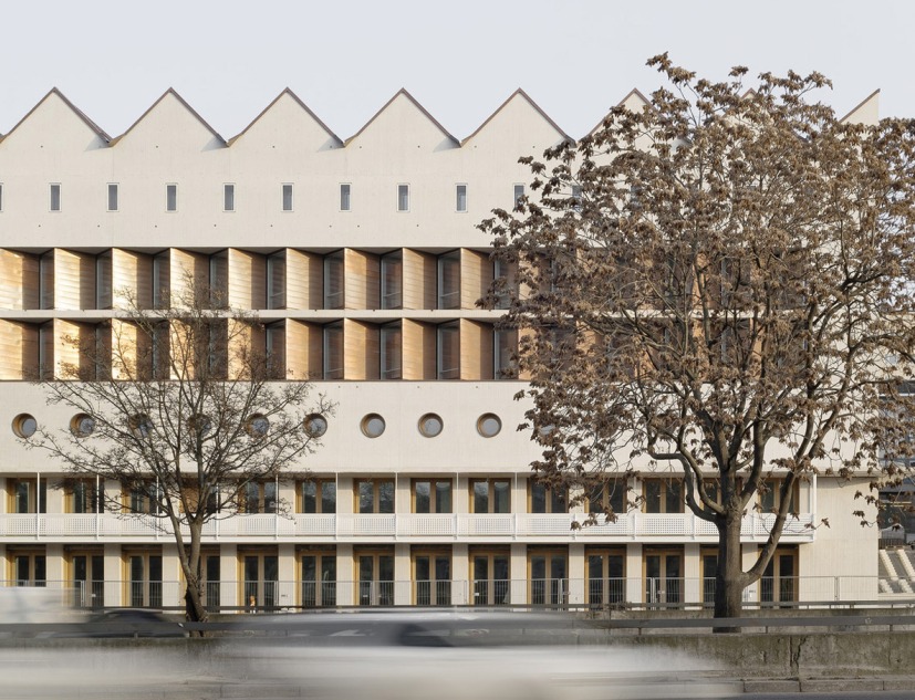 Württemberg State Library Annex by LRO GmbH & Co. KG. Photograph by Brigida González