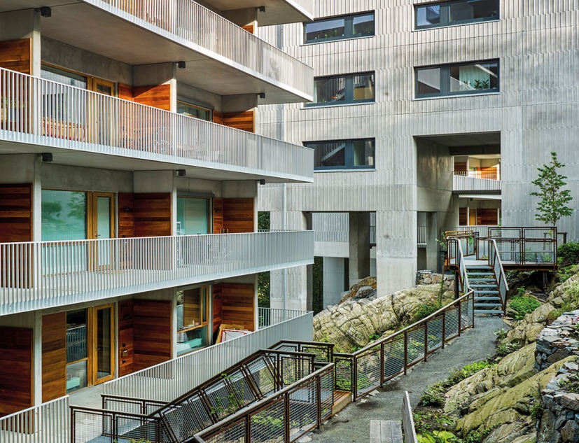 Viva housing co-operative by Malmström Edström Arkitekter Ingenjörer. Photograph by Ulf Celander