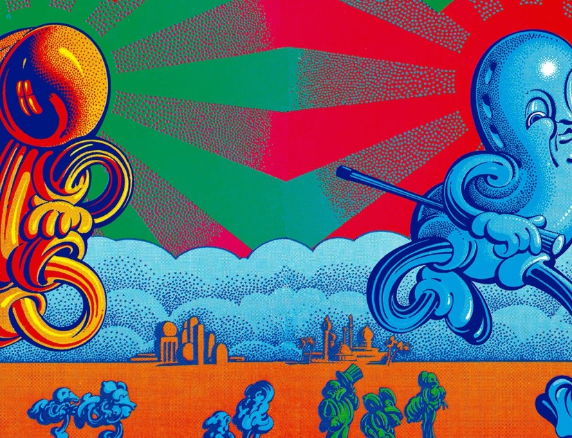 Cover of Zap nº4. Victor Moscoso, 1969. © Victor Moscoso. Courtesy of the Luis Seoane Foundation