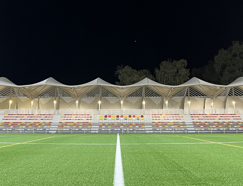 Estadio San Juan Bosco por Nd Arquitectos. Fotografía por Juan Carlos Gómez de Cózar y Rosa Benítez Bodes.