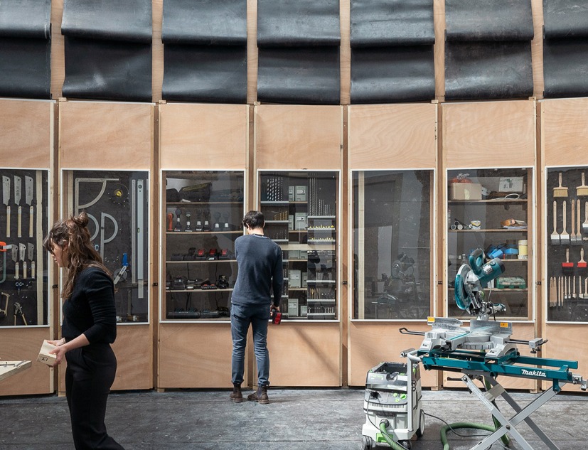 The Workshop. "Open for Maintenance" by Arch+, Summacumfemmer, Büro Juliane Greb, 2023