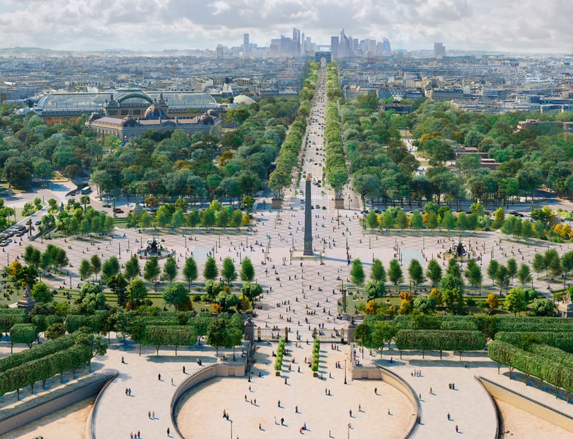 Champs Élysées Histoire & Perspectives by Philippe Chiambaretta – PCA-STREAM. Image by PCA-STREAM