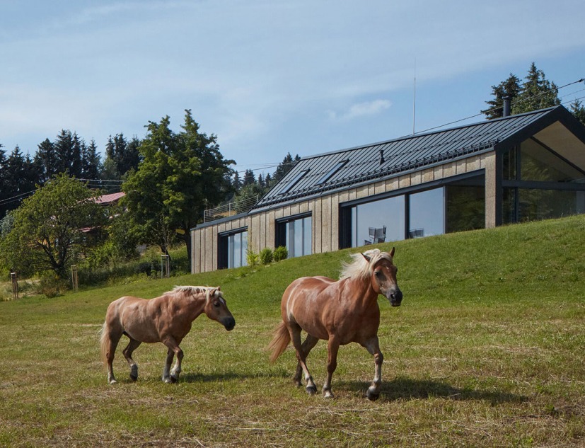 Casa familiar en Rašovka, en la cima de Ještěd por atelier SAD. Fotografía por BoysPlayNice
