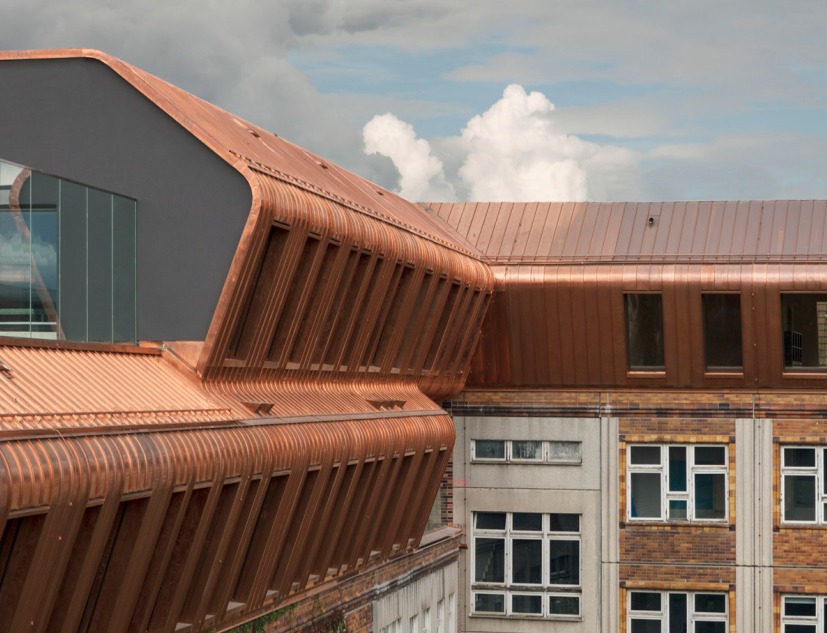 Berlin Metropolitan School by Sauerbruch Hutton. Photograph by Jan Bitter