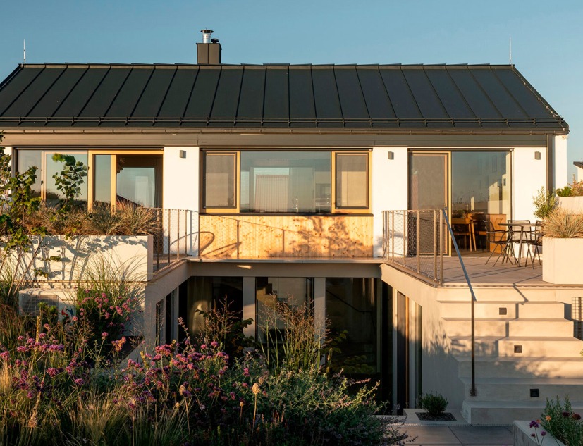 Family House With Atrium by SENAA architekti. Photograph by Alex Shoots Buildings 