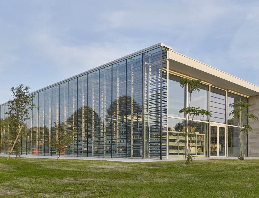 Bayeux Media Library by David Serero. Photograph by Didier Boy de la Tour