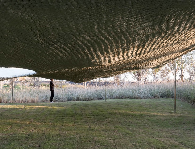 Pabellón para la exposición de arte de Shanghái de 2017 por Naturalbuild. Fotografía por Chen Hao 