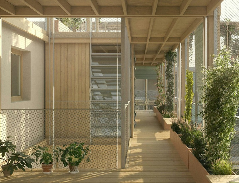 Open System for the Urban Regeneration of Housing Estates: A Case Study in Barcelona by REARQ UPC