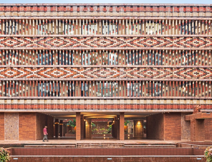Krushi Bhawan by Studio Lotus. Photograph by Sergio Ghetti, Andre Fanthome