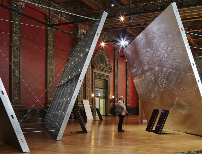 Territorial Agency Museum of Oil ​–The American Rooms,​ 2019 Courtesy of Chicago Architecture Biennial​ / KendallMcCaugherty,​ ​2019