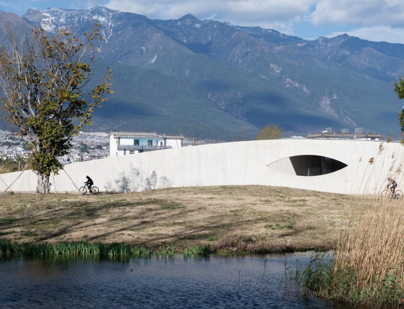 Instalación de apoyo del municipio de Jiapeng por Zhaoyang Architects. Fotografía por Hao Chen