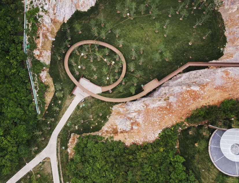 Parque de la cantera Tangshan por Z+T Studio. Fotografía de Hai ZHANG, Bing LU