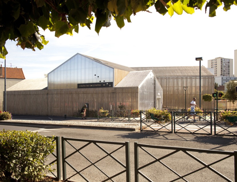 Guardería "Les Coccinelles". Fotografía © Clément Guillaume. Cortesía de SOA Architectes