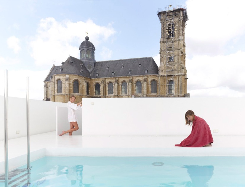 Piscina K por dmvA. Fotografía © Frederik Vercruysse