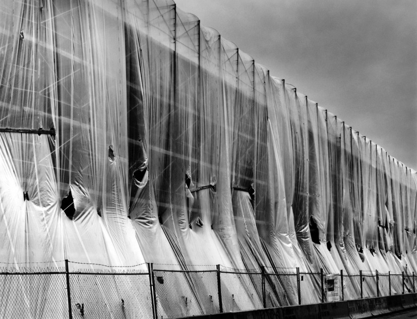 Plastic covered buildings. Fotografía © cortesía de Loren Nelson