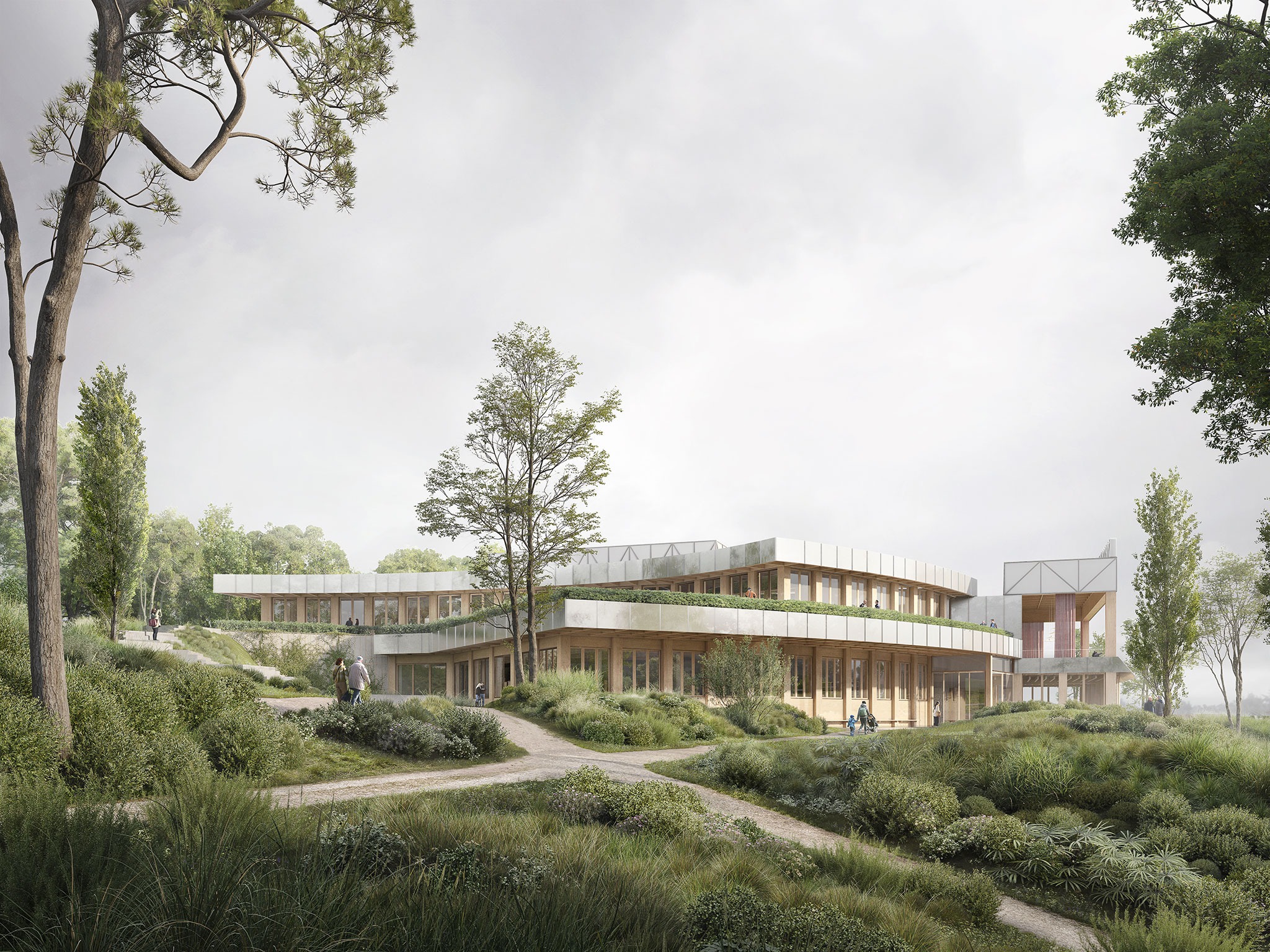 De Roosenberg por Henley Halebrown + WV Architecten. Visualización cortesía por Henley Halebrown + WV Architecten. De Roosenberg por Henley Halebrown + WV Architecten. Visualización cortesía por Henley Halebrown + WV Architecten.