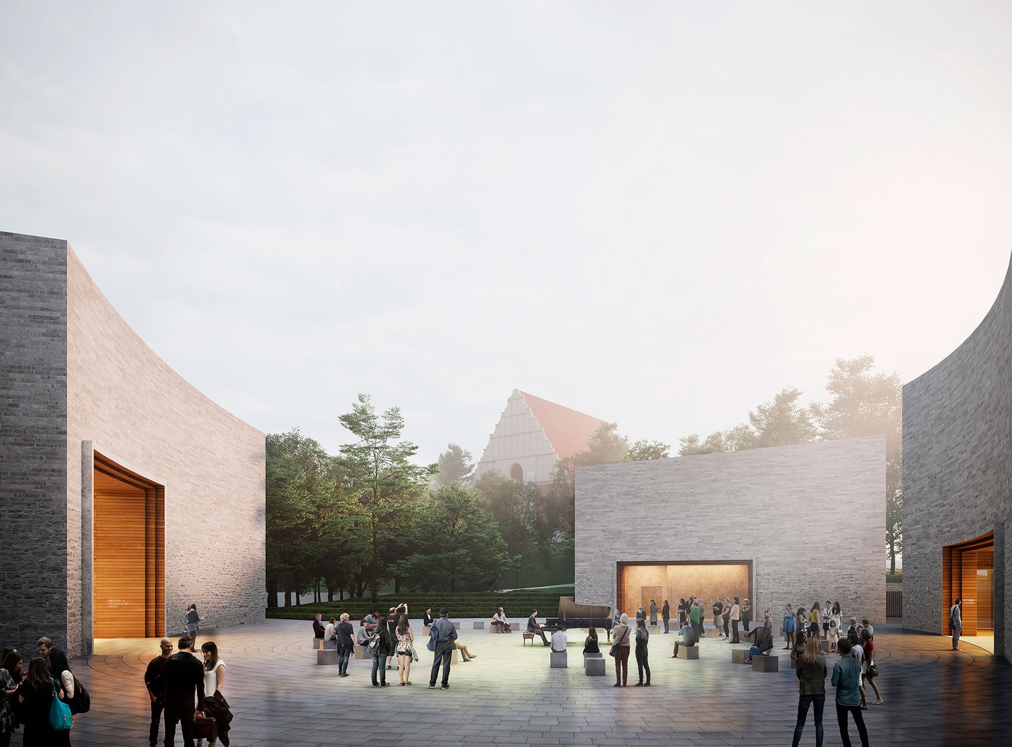 Rendering. The 1918-1919 Greater Uprising Museum by WXCA.