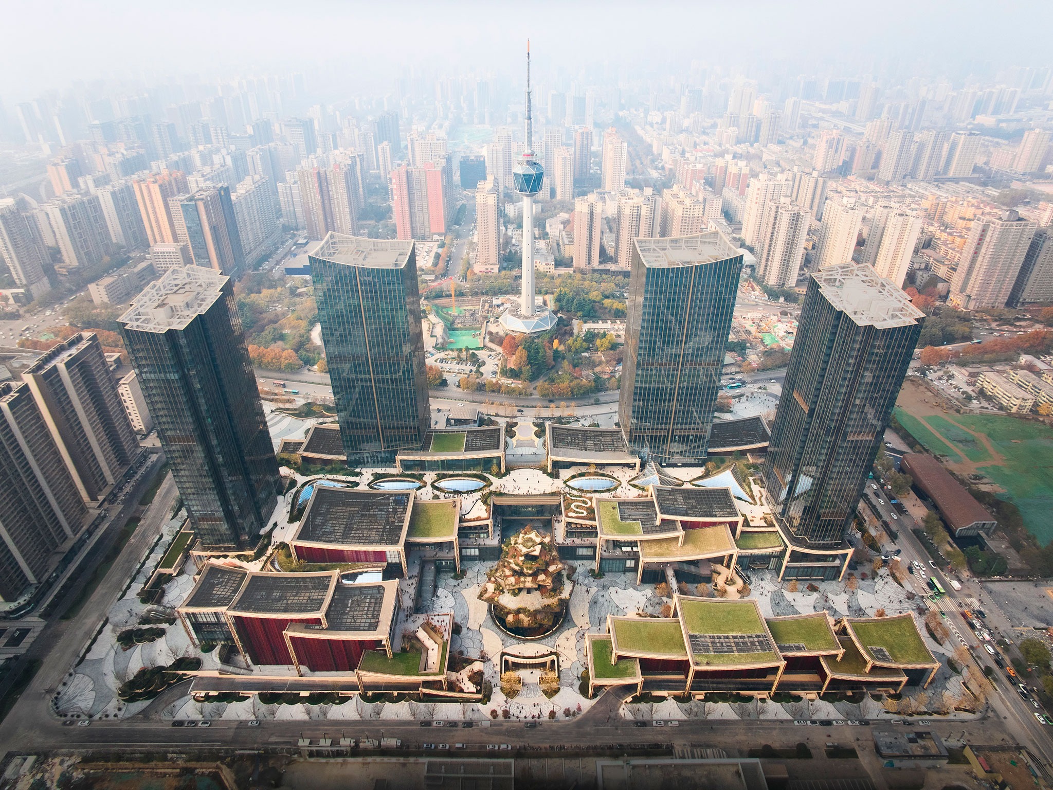 The Xi’an Culture Business District by Heatherwick studio. Photograph by Qingyan Zhu The Xi’an Culture Business District by Heatherwick studio. Photograph by Qingyan Zhu