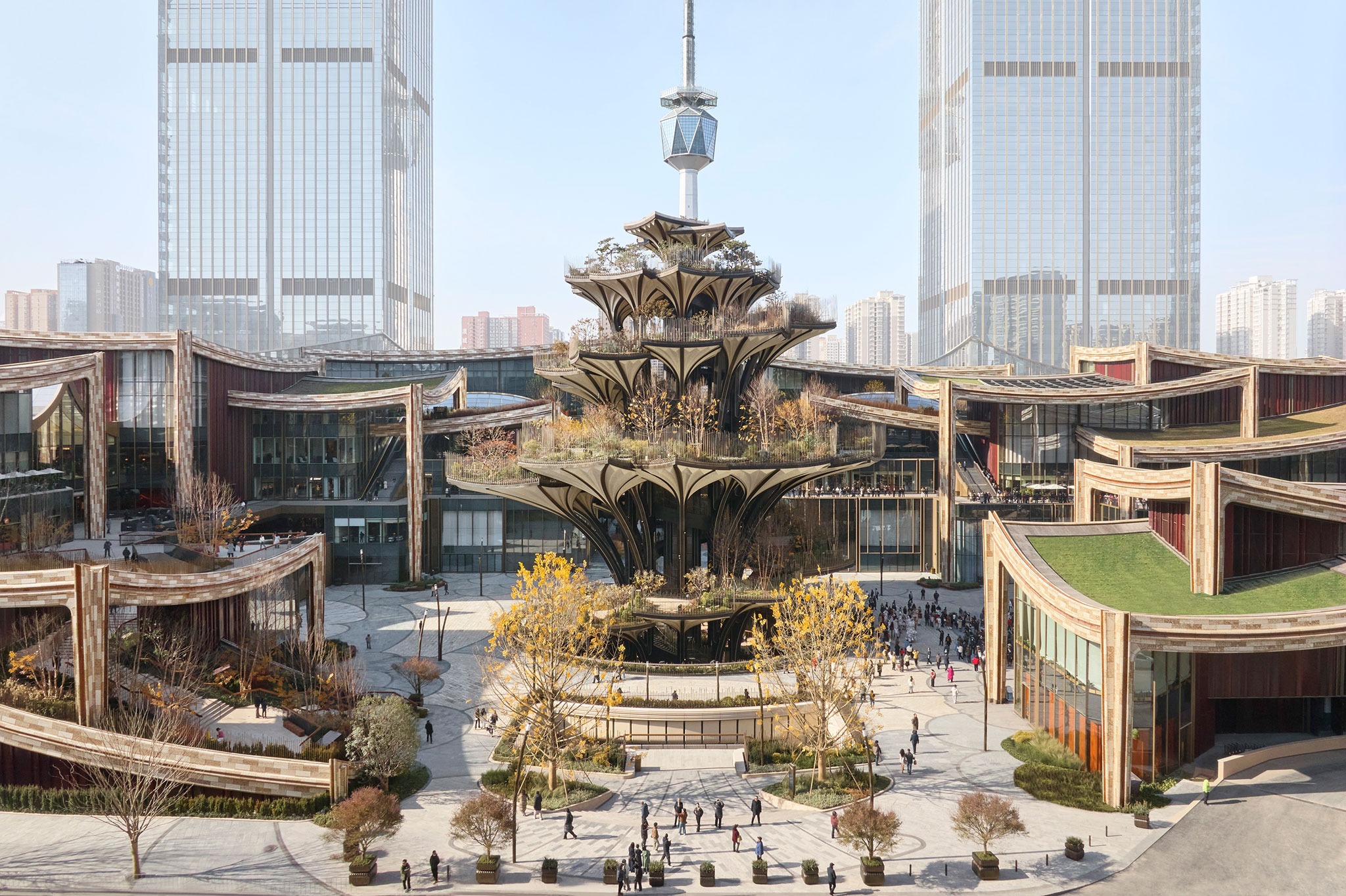 The Xi’an Culture Business District by Heatherwick studio. Photograph by Qingyan Zhu The Xi’an Culture Business District by Heatherwick studio. Photograph by Qingyan Zhu