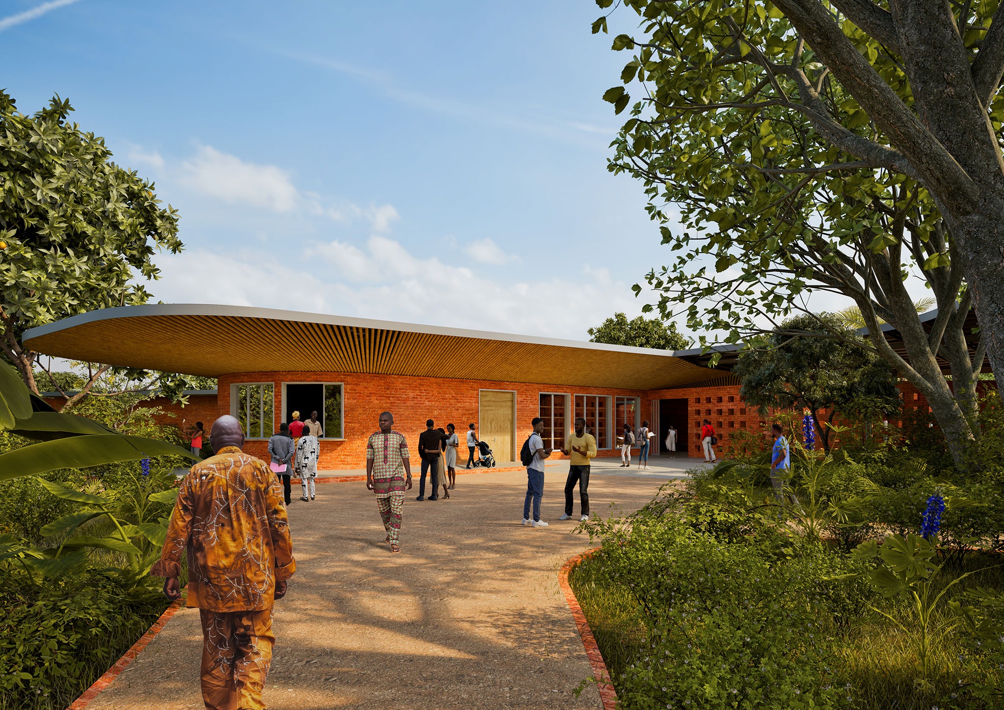 Centre des Cultures et Spiritualités Ewés by Kéré Architecture. Rendering courtesy by Kéré Architecture. Centre des Cultures et Spiritualités Ewés by Kéré Architecture. Rendering courtesy by Kéré Architecture.